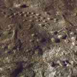 Click para ampliar. Cueva de la Santa Cruz, cazoletas 2-Soria