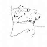 Click para ampliar. Distribución de verracos en el norte de Portugal