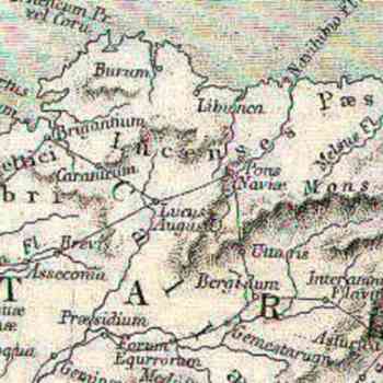 Click para ampliar. Pulsa en el nombre para ver la ficha. Lucus Augusti - Asturica Augusta