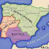 Click para ampliar. Provincias romanas del Alto Imperio
