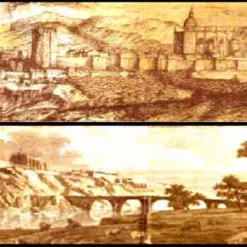 Dibujos antiguos de Coria (Cáceres)