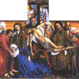 Click para ampliar. DESCENDIMIENTO ROGER VAN DER WEYDEN (PRADO)