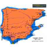 Click para ampliar. Pulsa en el nombre para ver la ficha. Geografía peninsular primer milenio a.C. (DTEHA)