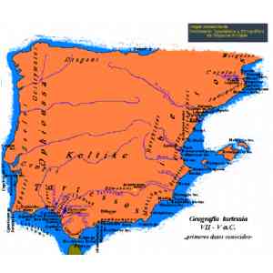 Click para ampliar. Pulsa en el nombre para ver la ficha. Geografía peninsular primer milenio a.C. (DTEHA)