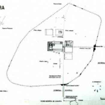 Click para ampliar. Pulsa en el nombre para ver la ficha. Plano de Cáparra