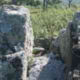 Click para ampliar. Membrío - Menhir de la Sierra de Clavería (Detalle)