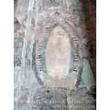 Click para ampliar. Pulsa en el nombre para ver la ficha. Olmos de Pisuerga, altar pintado, 1. 01 vista general