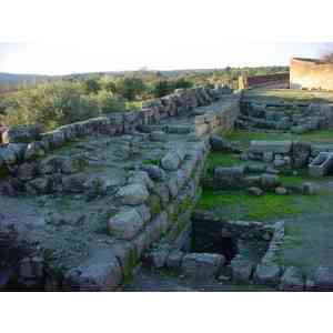 Click para ampliar. Pulsa en el nombre para ver la ficha. Muralla romana de Egitania