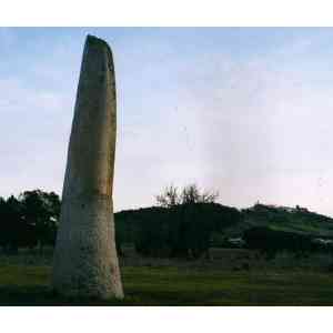 Alentejo (Portugal): Menhir de Telheiro.