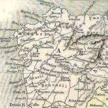 Mapa de la Gallaecia Romana