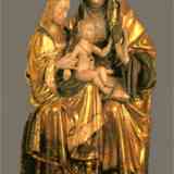 Click para ampliar. Santa Ana Trinitaria hispanoflamenca Valladolid ca 1500