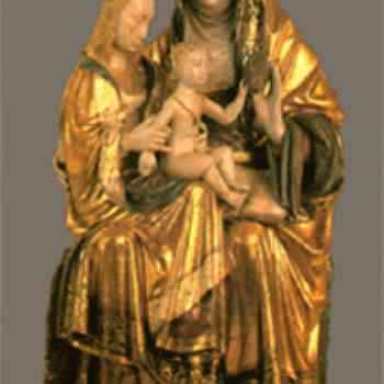 Click para ampliar. Pulsa en el nombre para ver la ficha. Santa Ana Trinitaria hispanoflamenca Valladolid ca 1500