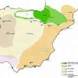 Click para ampliar. Mapa de las lenguas habladas en Hispania en época