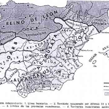 Click para ampliar. Pulsa en el nombre para ver la ficha. Mapa reconquista VIII