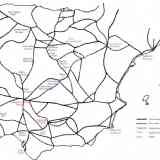 Click para ampliar. Vías romanas. Mapa.