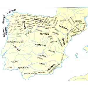 Click para ampliar. Pulsa en el nombre para ver la ficha. Mapa de los pueblos indígenas de la Península a pa