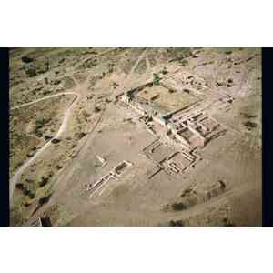 Foto aérea del Templo y Curia de Termes