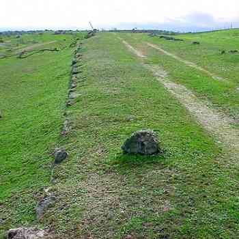 Click para ampliar. Pulsa en el nombre para ver la ficha. La Vía de la Plata. Terraplen.